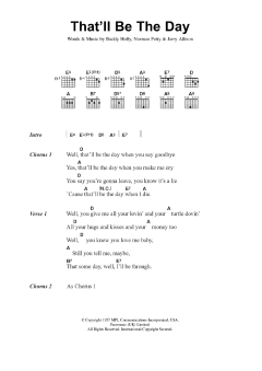 That'll Be The Day von Buddy Holly (Download) 