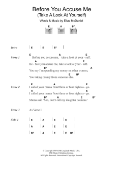 Before You Accuse Me (Take A Look At Yourself) von Eric Clapton (Download) 