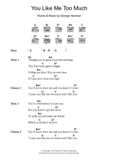 You Like Me Too Much von The Beatles (Download) 