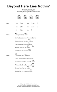 Beyond Here Lies Nothin' von Bob Dylan (Download) 