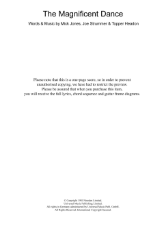 The Magnificent Dance von The Clash (Download) 