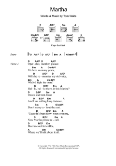 Martha von Tom Waits (Download) 