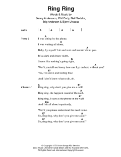 Ring, Ring von ABBA (Download) 