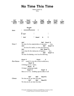 No Time This Time von The Police (Download) 