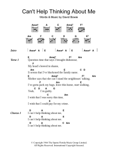 Can't Help Thinking About Me von David Bowie (Download) 