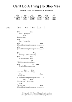 Can't Do A Thing (To Stop Me) von Chris Isaak (Download) 