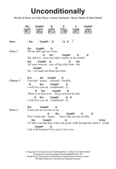 Unconditionally von Katy Perry (Download) 