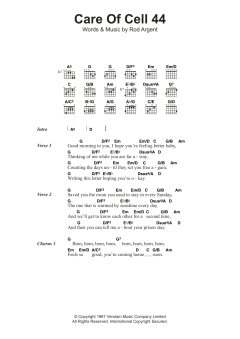 Care Of Cell 44 von The Zombies (Download) 