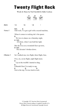 Twenty Flight Rock von Eddie Cochran (Download) 