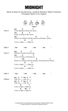 Midnight von Coldplay (Download) 