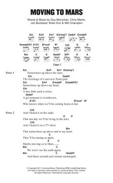 Moving To Mars von Coldplay (Download) 