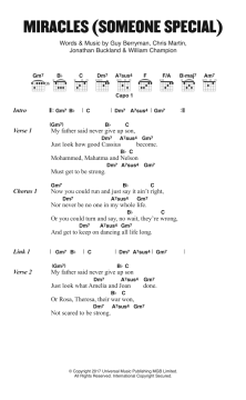 Miracles (Someone Special) von Coldplay (Download) 