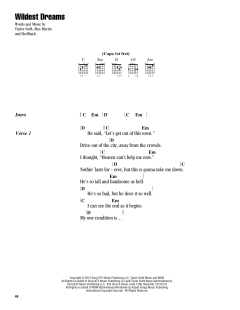 Wildest Dreams von Taylor Swift (Download) 