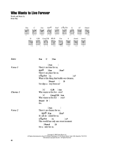 Who Wants To Live Forever von Queen (Download) 