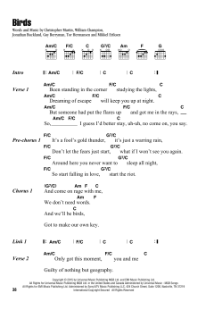 Birds von Coldplay (Download) 