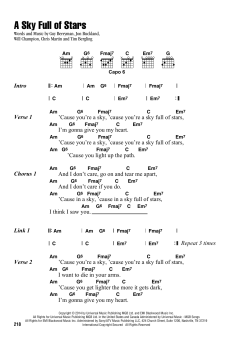 A Sky Full Of Stars von Coldplay (Download) 
