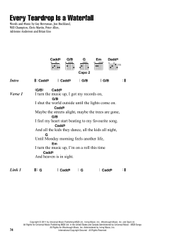 Every Teardrop Is A Waterfall von Coldplay (Download) 