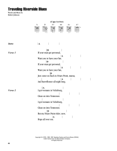 Traveling Riverside Blues von Robert Johnson (Download) 