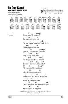 Be Our Guest von Alan Menken (Download) 