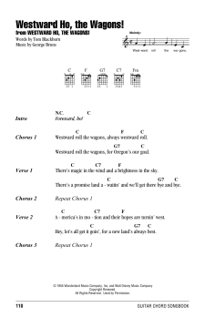 Westward Ho, The Wagons! von George Bruns (Download) 