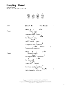 everything i wanted von Billie Eilish (Download) 