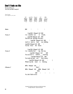 Don't Fade On Me von Tom Petty (Download) 