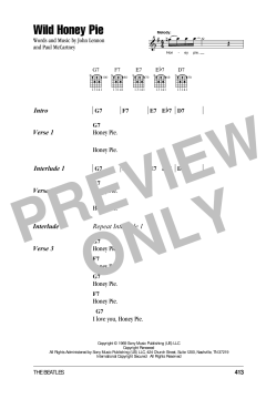 Wild Honey Pie von The Beatles (Download) 