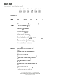 Down Bad von Taylor Swift (Download) 