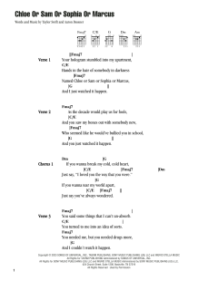 Chloe Or Sam Or Sophia Or Marcus von Taylor Swift (Download) 