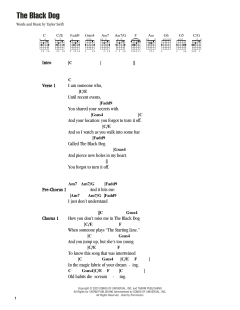 The Black Dog von Taylor Swift (Download) 