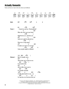 Actually Romantic von Taylor Swift (Download) 