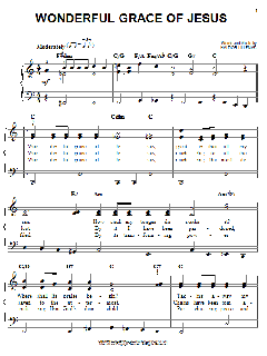 Wonderful Grace Of Jesus von Haldor Lillenas (Download) 