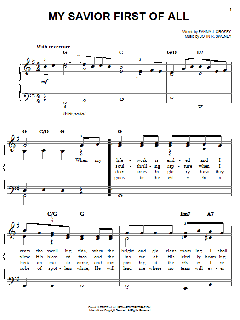 My Savior First Of All von John R. Sweney (Download) 