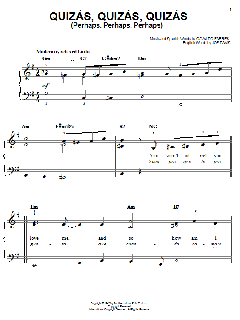 Quizas, Quizas, Quizas von Osvaldo Farres (Download) 