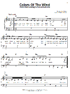 Colors Of The Wind von Vanessa Williams (Download) 