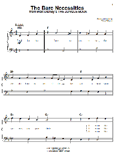 The Bare Necessities von Terry Gilkyson (Download) 