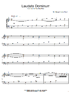 Laudate Dominum von Wolfgang Amadeus Mozart (Download) 