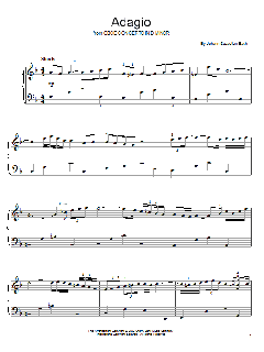 Oboe Concerto In D Minor von Johann Sebastian Bach (Download) 