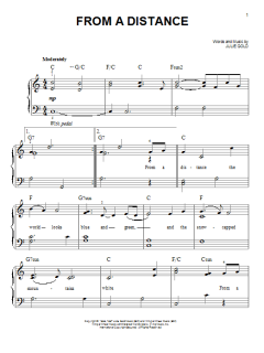 From A Distance von Julie Gold (Download) 