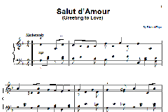 Salut D'amour (Greeting To Love) von Edward Elgar (Download) 