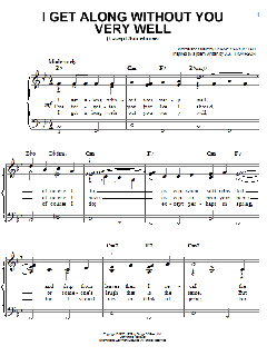 I Get Along Without You Very Well von Hoagy Carmichael (Download) 