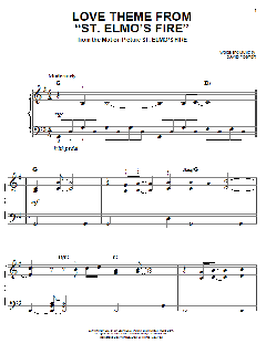 Love Theme From St. Elmo's Fire von David Foster (Download) 
