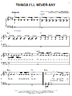 Things I'll Never Say von Avril Lavigne (Download) 