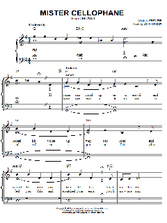 Mister Cellophane von Fred Ebb (Download) 