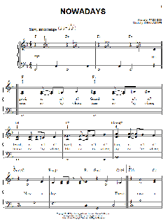 Nowadays von Fred Ebb (Download) 