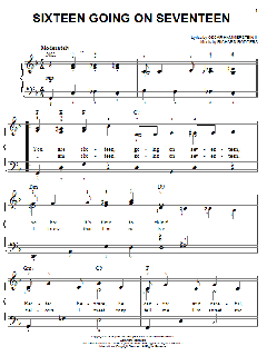 Sixteen Going On Seventeen von Rodgers & Hammerstein (Download) 