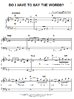 Do I Have To Say The Words? von Bryan Adams (Download) 