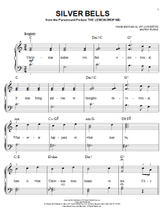 Silver Bells von Ray Evans (Download) 