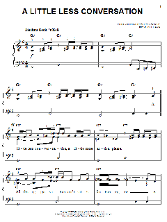 A Little Less Conversation von Elvis Presley (Download) 