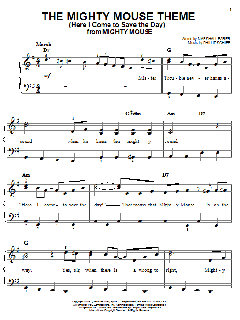 The Mighty Mouse Theme von Marshall Barer (Download) 